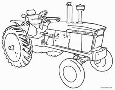 236x184 Step - Outline Drawing Of Tractor