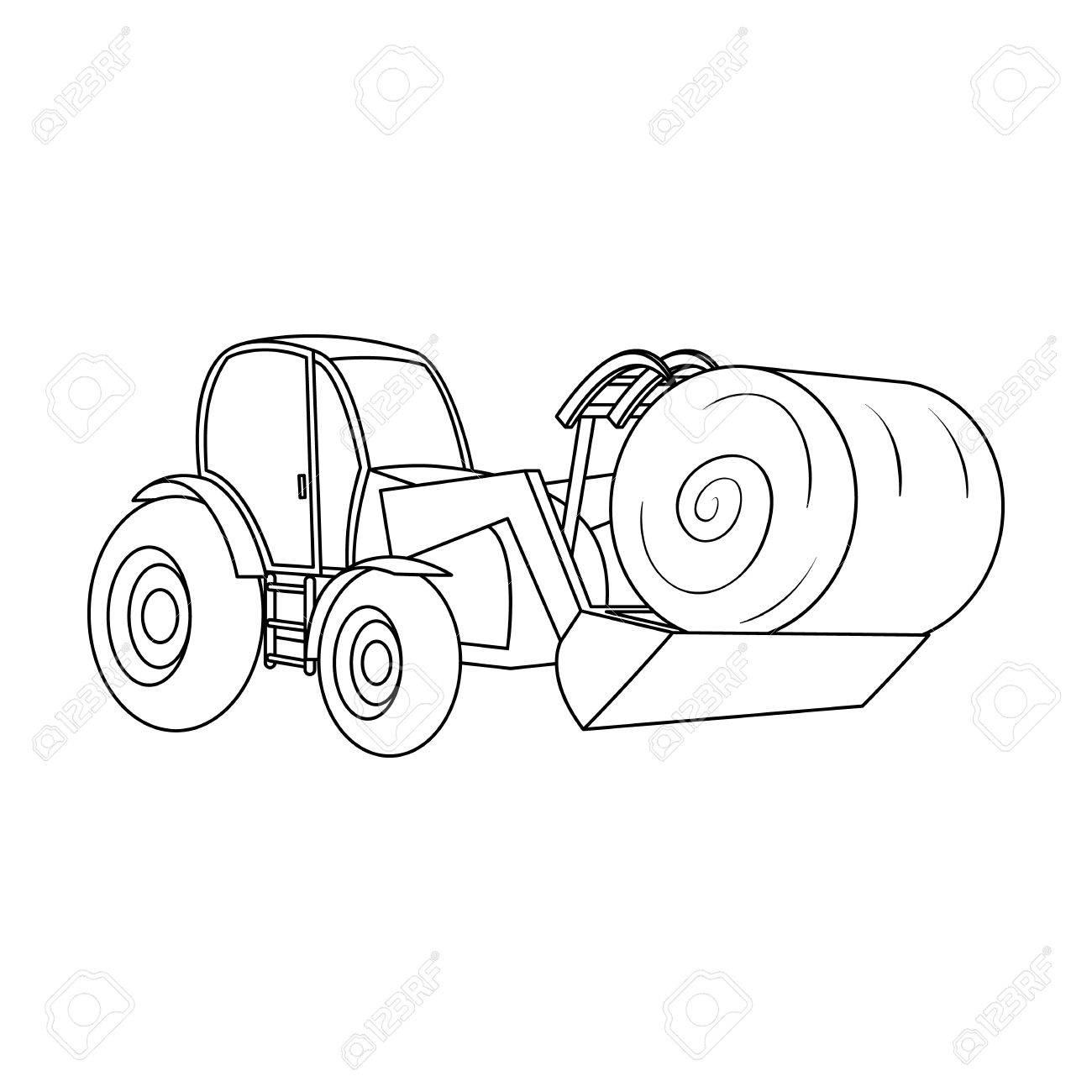 Outline Drawing Of Tractor at Explore collection