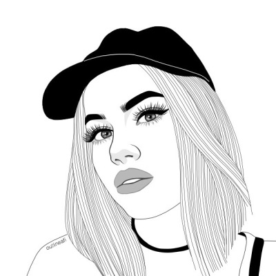 Outline Drawing Tumblr At Paintingvalley Com Explore Collection