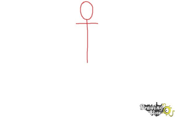 600x400 How To Draw A Body Outline - Outline Of A Drawing