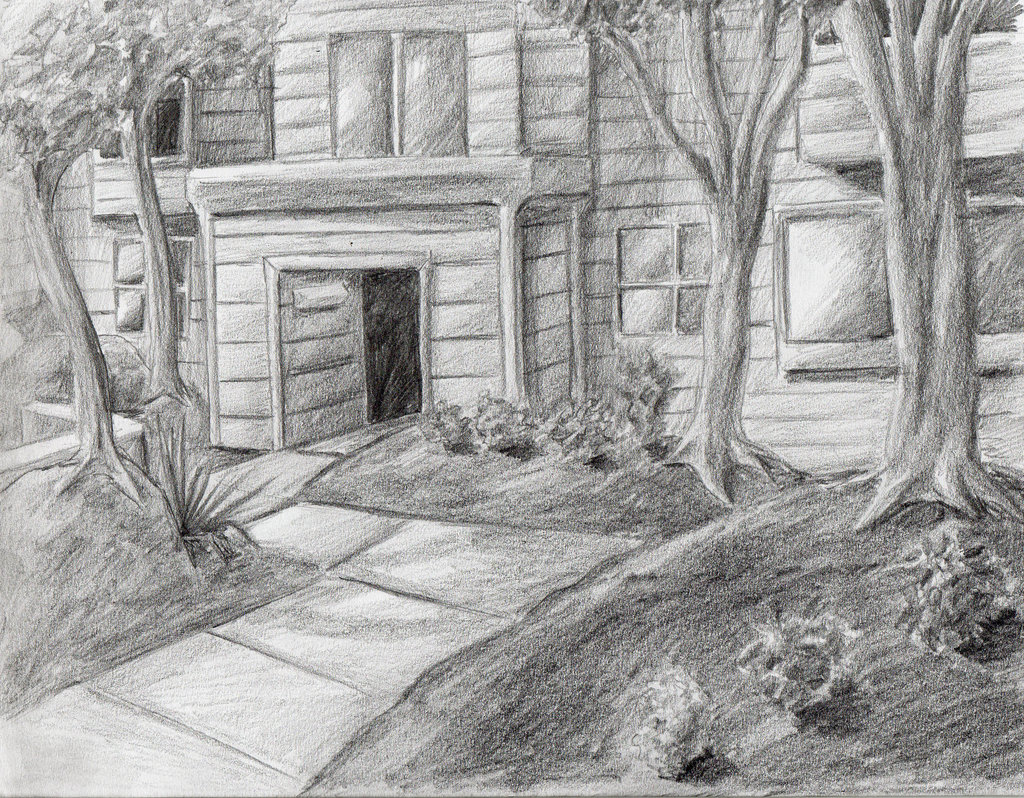 1024x798 perspective drawing - Outside Drawing
