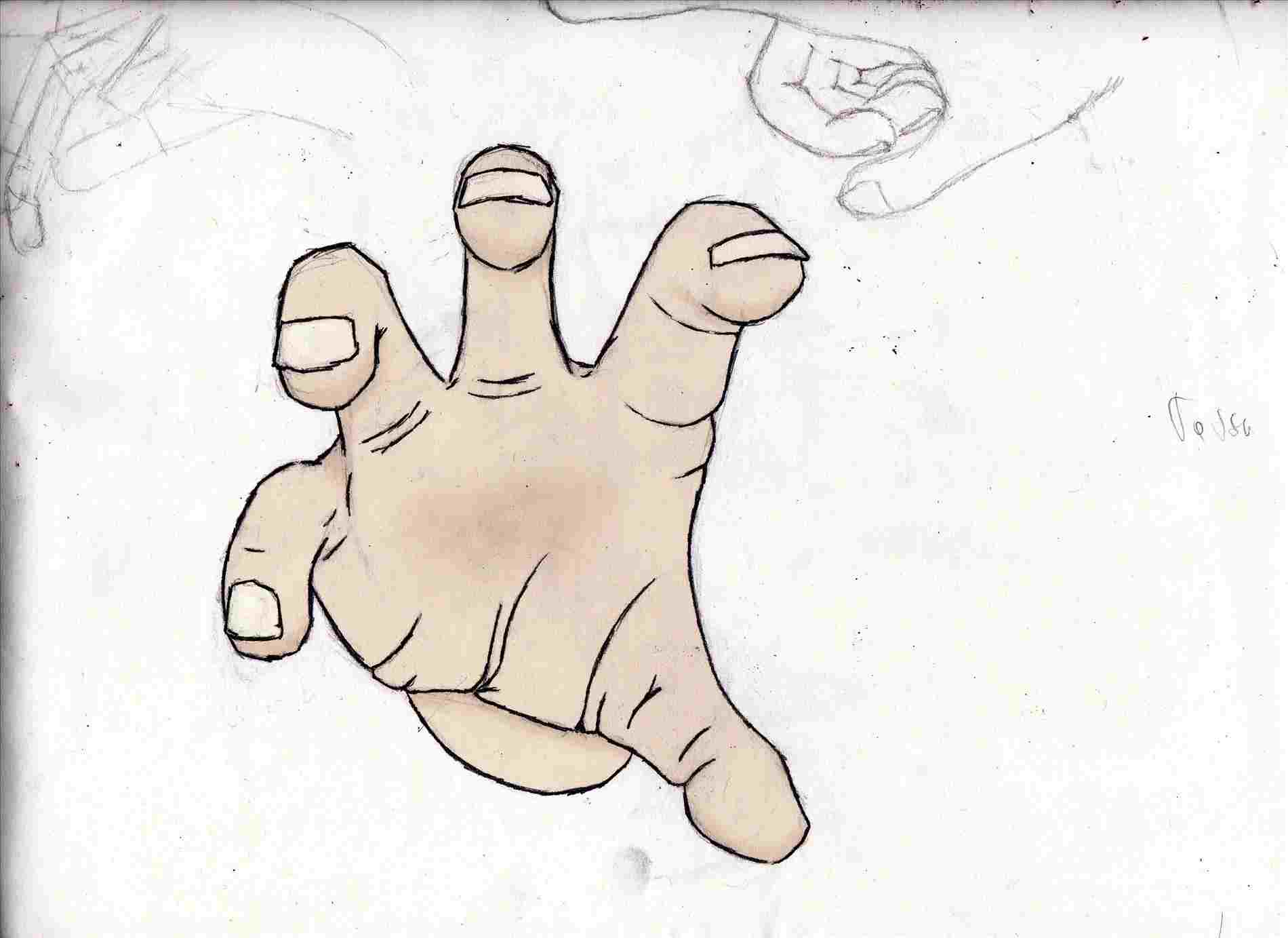 Outstretched Hand Drawing at Explore collection of