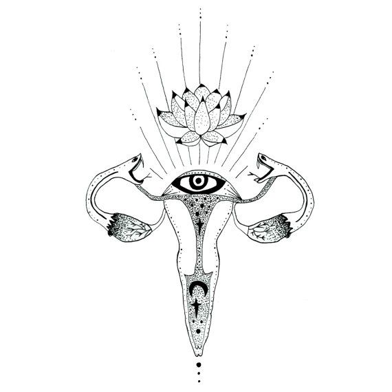 570x570 Sacred Ovaries - Ovary Drawing