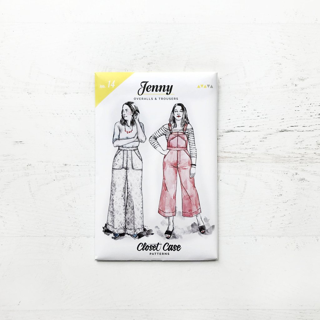 1024x1024 jenny trousers and overalls pattern la mercerie - Overalls Drawing