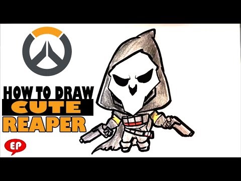 480x360 how to draw reaper from overwatch - Overwatch Drawings