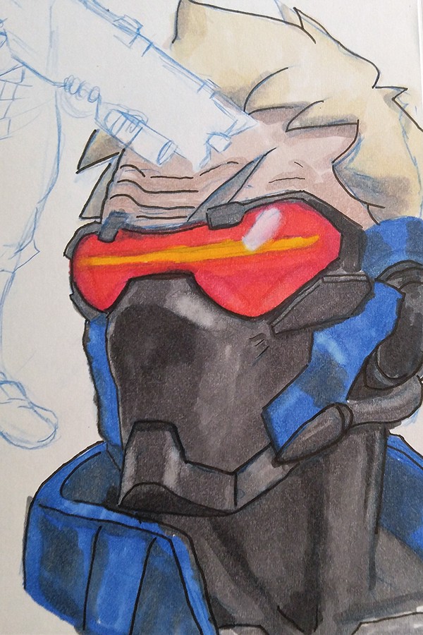 600x900 overwatch drawings on the art institutes portfolios - Overwatch Drawings