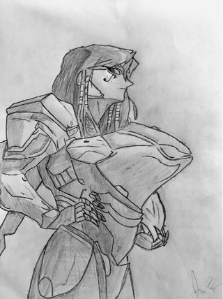320x428 pharah from overwatch overwatch drawings - Overwatch Drawings