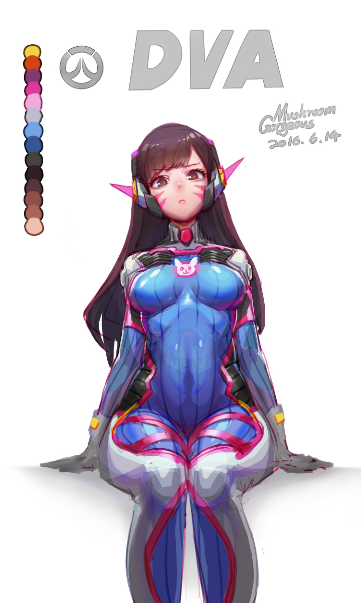 720x1200 d va - Overwatch Dva Drawing