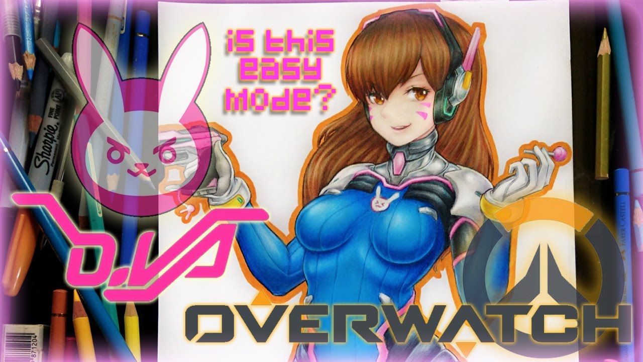 1280x720 drawing d va - Overwatch Dva Drawing