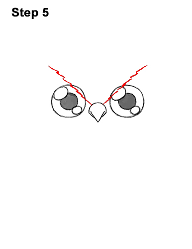 386x500 How To Draw An Owl - Owl Cartoon Drawing