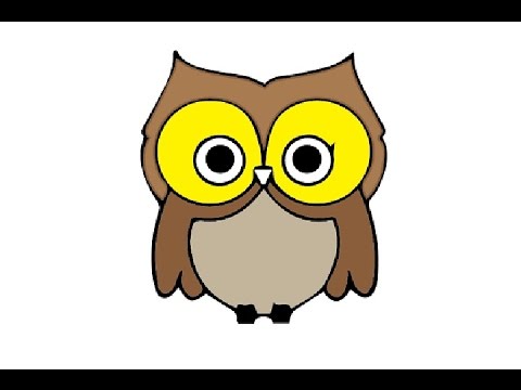 480x360 How To Draw A Cute Owl Easy Step - Owl Cute Drawing