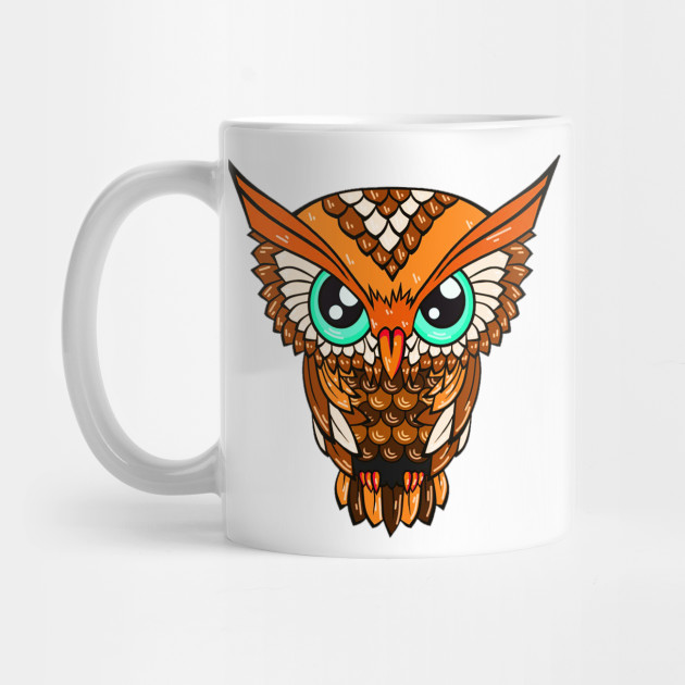 630x630 Cute Owl Design - Owl Design Drawing