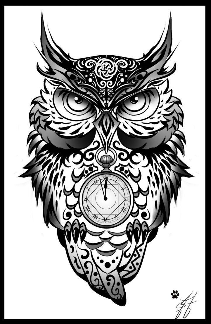 722x1107 Owl Design Owl Drawings Tattoo Designs Drawings Tattoo Sketches - Owl Design Drawing