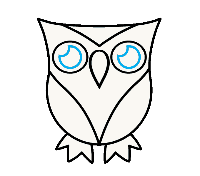 680x599 how to draw a cartoon owl in a few easy steps easy drawing guides - Owl Drawing