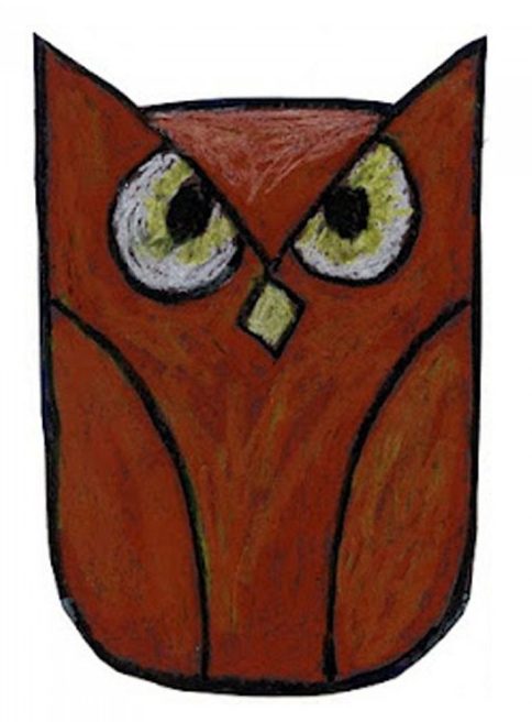 484x656 Simple Owl Drawing Art Projects For Kids - Owl Drawing Art