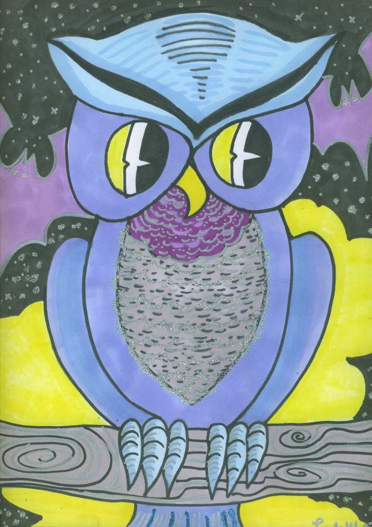 724x1024 drawing with kids whimsical owl project - Owl Drawing For Kids