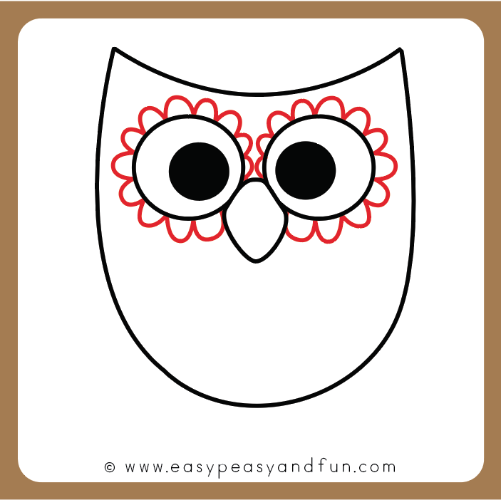 703x702 How To Draw An Owl - Owl Drawing For Kids