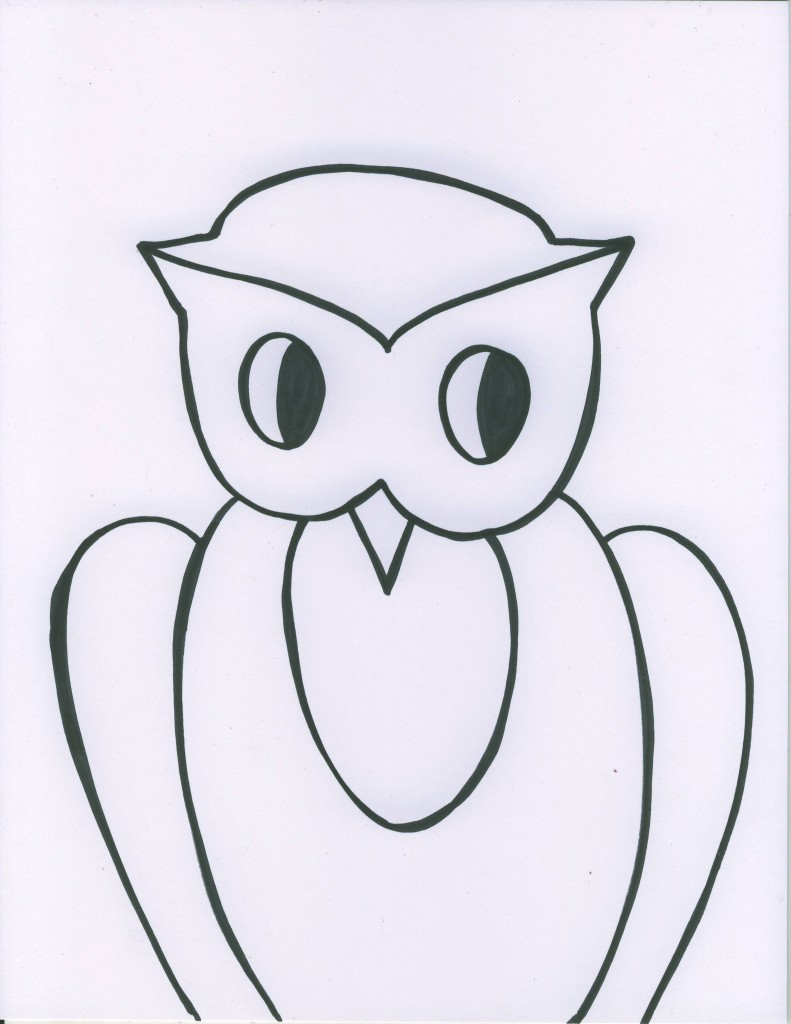 791x1024 Owl Drawing - Owl Drawing For Kids