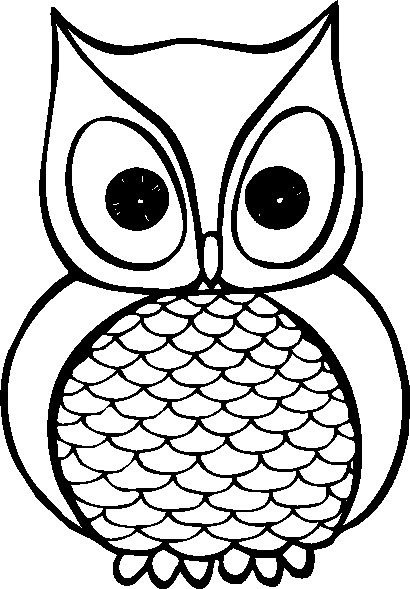 410x589 Owl Drawing Clipart Clip Art Images - Owl Drawing Ideas