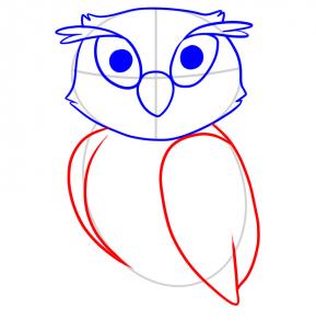 289x302 How To Draw How To Draw An Owl For Kids - Owl Drawing Step By Step