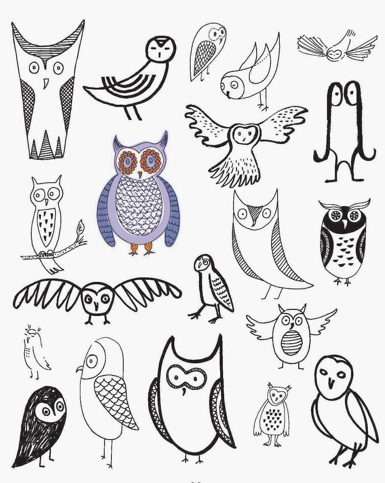 1278x1600 Pictures Of Owls To Draw How A Cartoon Owl From Word Drawing - Owl Drawing Tutorial
