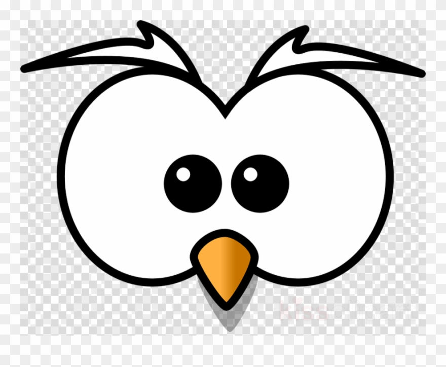 Cartoon Owl Face Cli. 