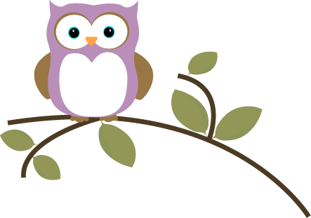 443x311 Drawing Branches Cute Transparent Png Clipart Free Download - Owl On Tree Branch Drawing