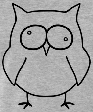 190x228 owl outline drawing kids' premium hoodie spreadshirt - Owl Outline Drawing