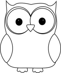 Owl Outline Drawing at PaintingValley.com | Explore collection of Owl ...