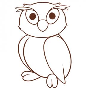 289x302 How To Draw How To Draw An Owl For Kids - Owl Pictures Drawing