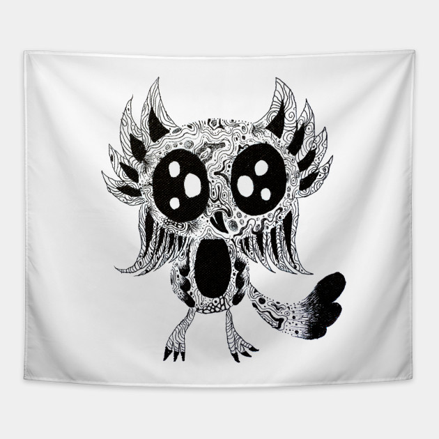 630x630 the owl illustration black and white drawing illustration - Owl Skeleton Drawing