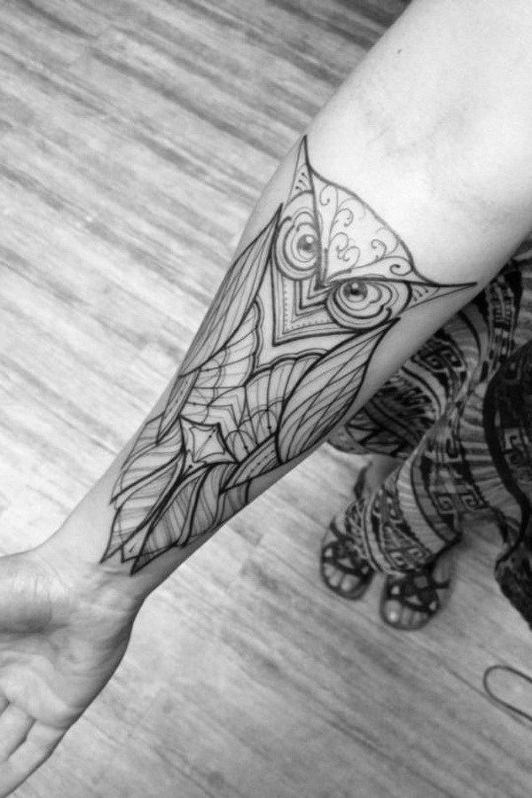 600x900 attractive owl tattoo ideas - Owl Tattoo Drawing