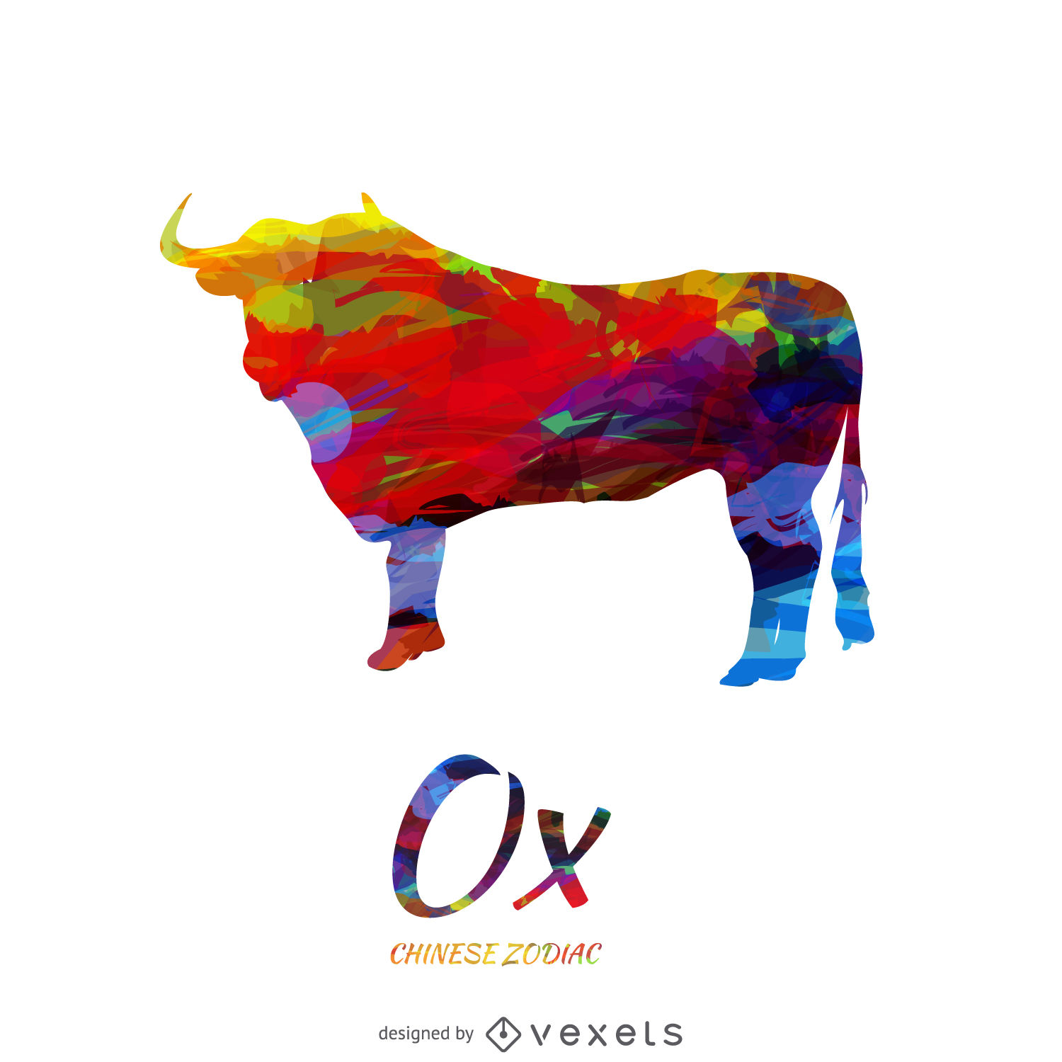 1500x1500 Chinese Zodiac Ox Drawing - Ox Drawing