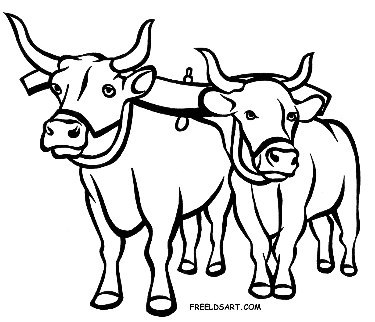 1216x1043 Ox Drawing Picture Drawing Skill - Ox Drawing