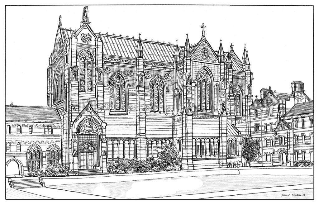 1024x658 Keble College Oxford - Oxford Drawing