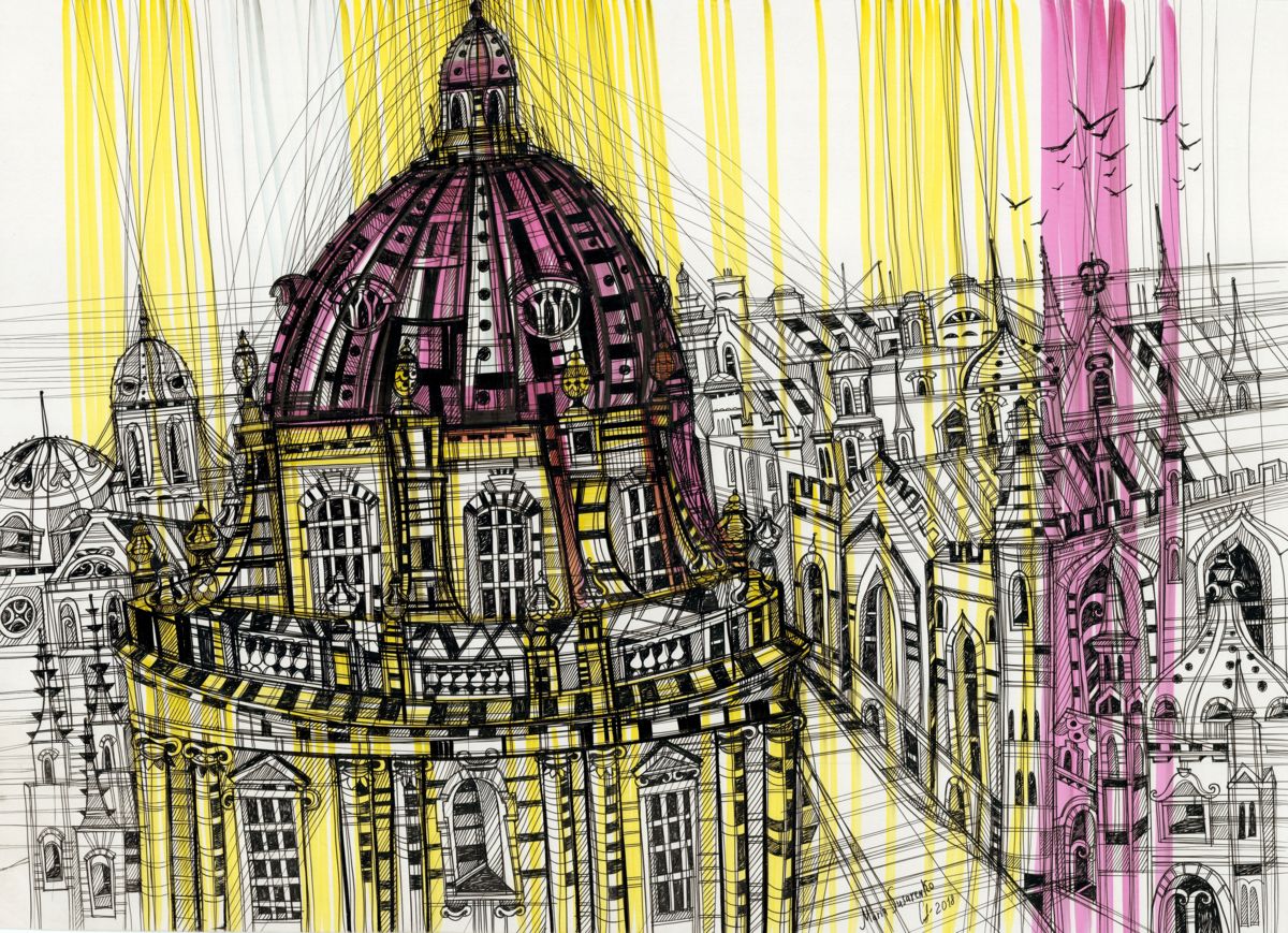 1200x869 Oxford Painting - Oxford Drawing