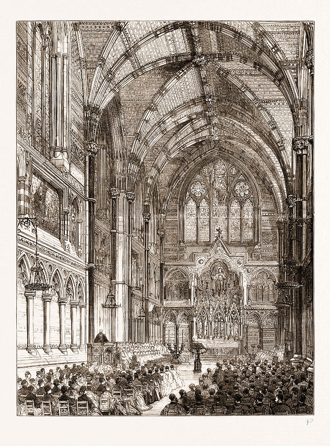 666x900 The New Chapel Of Keble College, Oxford, Oxford University - Oxford Drawing