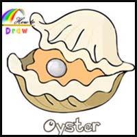200x199 How To Draw Cartoon Oysters Realistic Oysters Drawing - Oyster Drawing