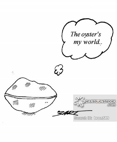 400x488 Oysters Cartoons And Comics - Oyster Drawing Cartoon