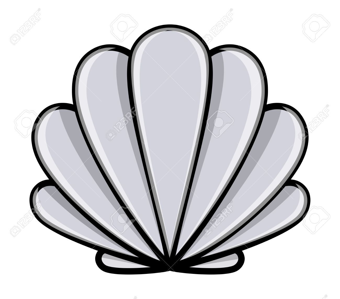 1300x1143 oyster cartoon silhouette - Oyster Drawing Cartoon