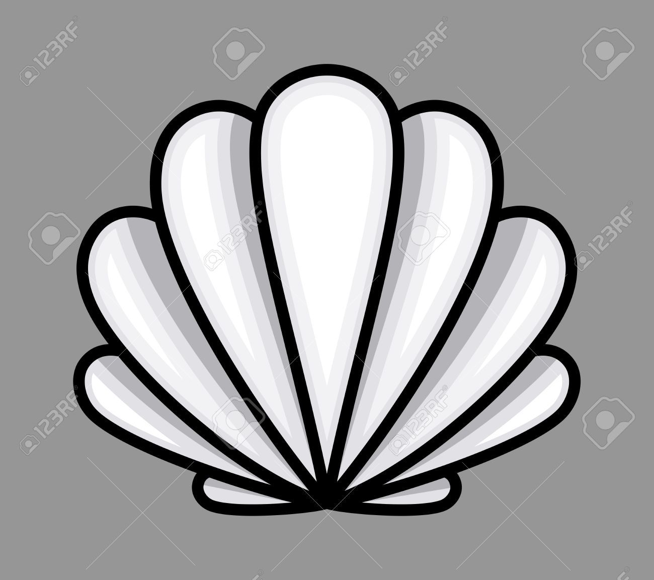 1300x1153 oyster shell clip art - Oyster Drawing Cartoon