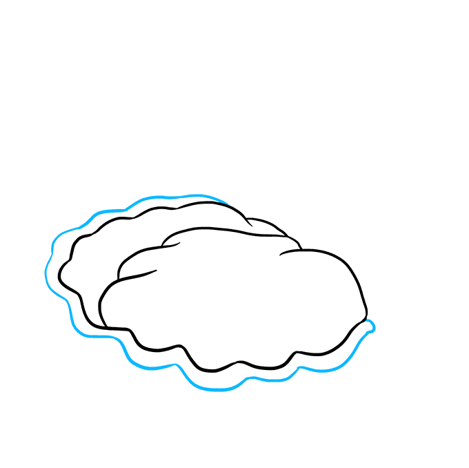 680x678 how to draw an oyster with a pearl - Oyster Pearl Drawing