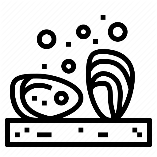 512x512 animal, food, oyster, pearl icon - Oyster Pearl Drawing