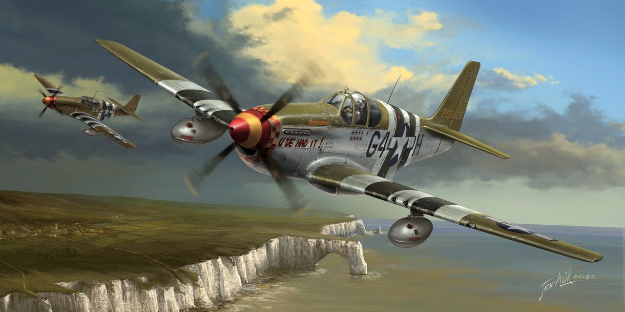 P 51 Mustang Drawing at PaintingValley.com | Explore collection of P 51