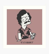 210x230 Pablo Escobar Drawing Art Prints Redbubble - Pablo Escobar Drawing