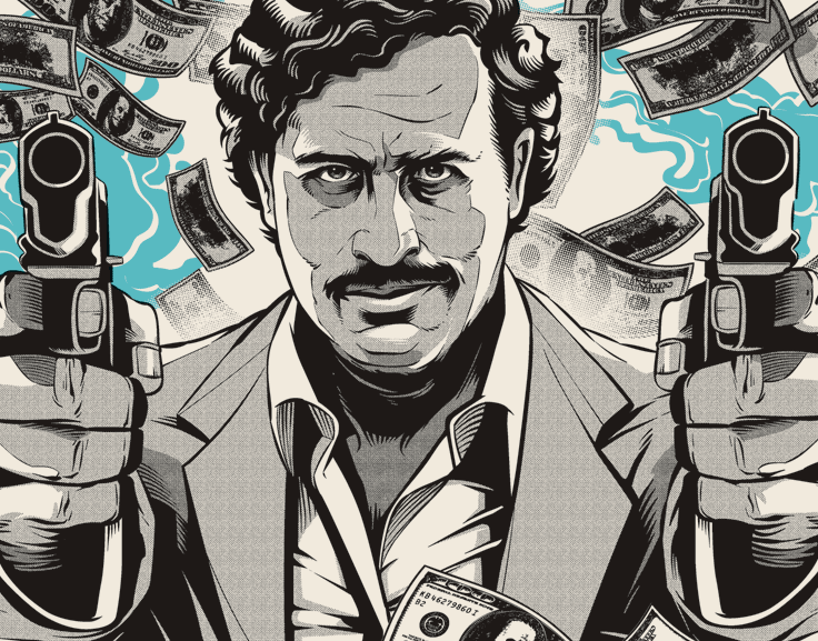 736x577 Cristiano Siqueira - Pablo Escobar Drawing