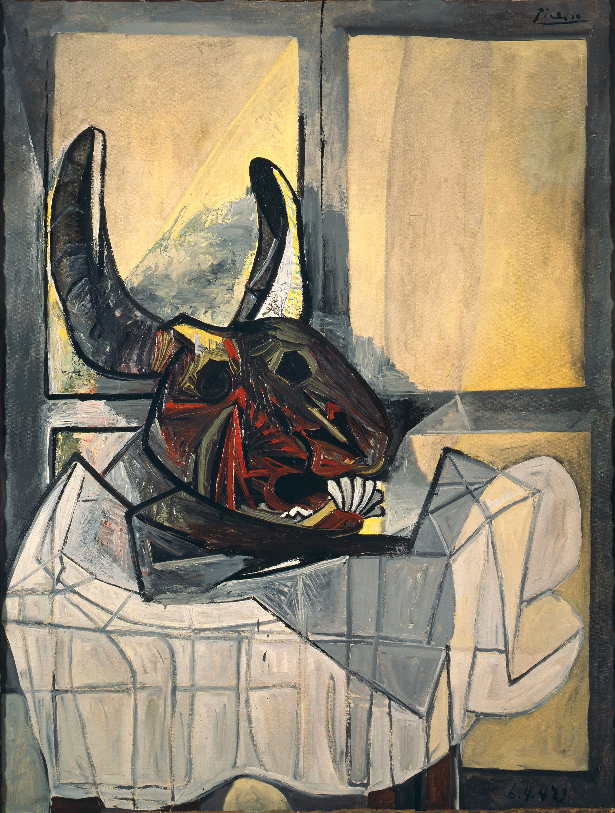 2000x2642 head of a bull pinacoteca di brera - Pablo Picasso Bull Drawing
