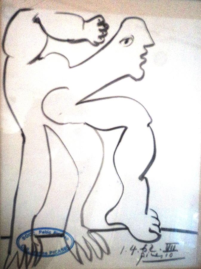 674x900 drawing for acrobat painting - Pablo Picasso Drawings