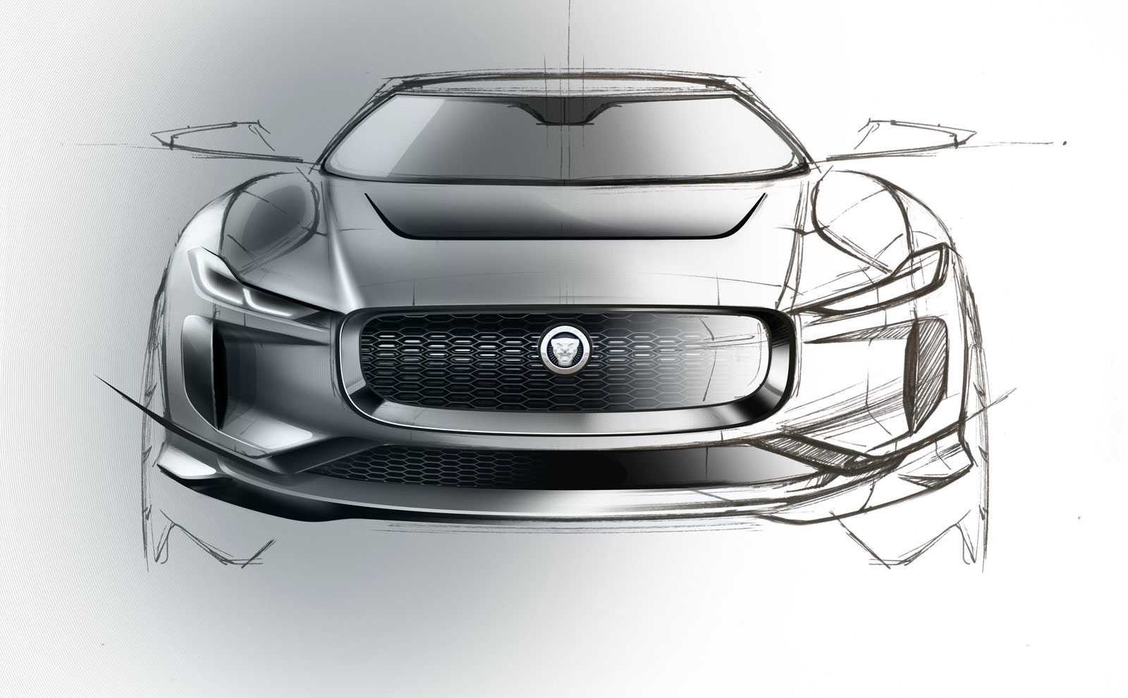 1600x990 jaguar i pace design sketches surface - Pace Drawing