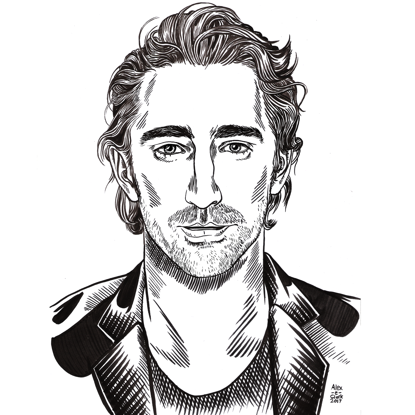 1600x1600 Last Day Of Lee Pace, Inktober And Inktobeepace Alex E Clark - Pace Drawing